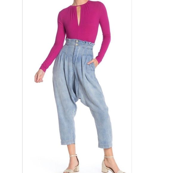 NWT Free People Mover and Shaker High-Waist Jeans - Picture 9 of 9